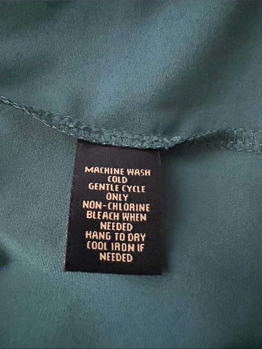 Chaps Size Small Blue Teal Draped V-Neck Midi Dress - Picture 7 of 7